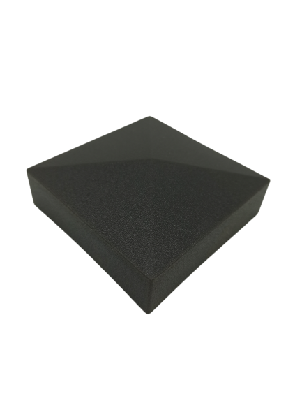 Detowood Abdeckkappe für Zaunpfosten – 70 × 70 mm, Anthrazitgrau
