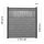 WPC Sichtschutzzaun Premium Steingrau mit Decoreinsatz