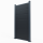 WPC Sichtschutzzaun Royal Plus mit Alu Ober-/Unterschiene | Anthrazitgrau 181x90