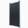 WPC Zaun Royal Plus halbes Zaunelement 181x90 Anthrazit 1x Alu Pfosten 240cm