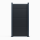 WPC Zaun Royal Plus halbes Zaunelement 181x90 Anthrazit 1x Alu Pfosten 240cm