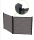 Royal Alu Zaunpfosten Eckschiene Variabel 180 70x70x1850 mm Anthrazitgrau RAL 7016