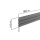 WPC Zaunbrett Royal Fineline Anthrazit – 1835 x 167 x 20 mm | Detowood (1 Stück)