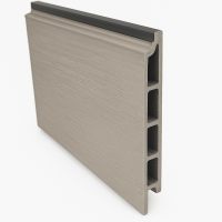 WPC Wandverkeidung in Taupe mit Coex Beschichtung 4 Meter