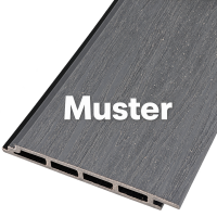 Muster - WPC Wandverkeidung in Anthrazit mit Coex...