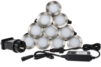 12V DC RGB LED Deck Light Set C45 – 10er Set...