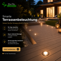 12V DC RGB LED Deck Light Set C45 – 10er Set – 0,8 W – IP67 – Aluminium
