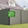 WPC Sichtschutzzaun Royal Plus Alu Ober-/Unterschiene | Steingrau 181x187 cm